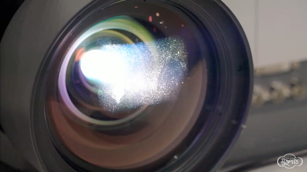 How do you understand that your projector lens needs cleaning?