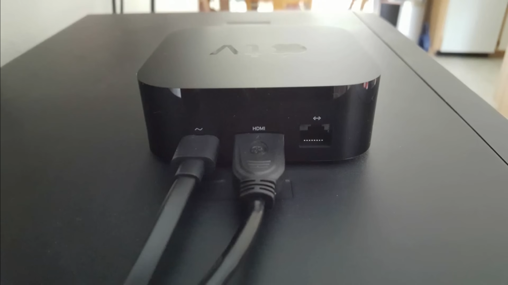 Link Apple TV with a Projector with an HDMI cable