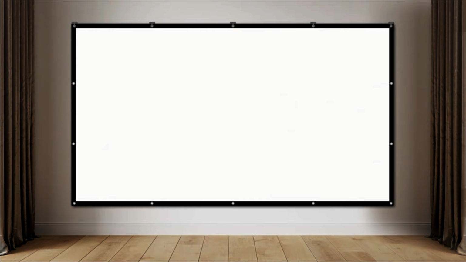 How to Hang a Projector Screen From Ceiling? ProjectorProfy