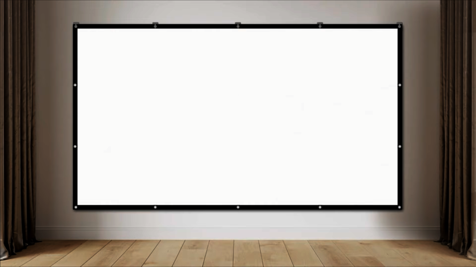 How to Hang a Projector Screen From Ceiling? ProjectorProfy