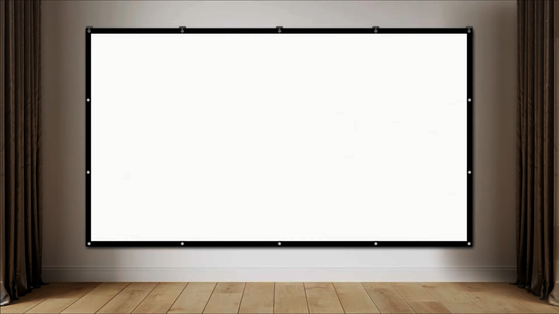 How to Hang a Projector Screen From Ceiling? ProjectorProfy