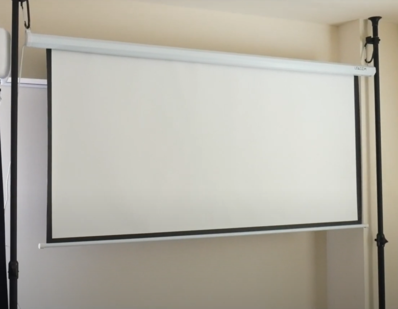 How to Mount a Projector Screen Without Drilling? ProjectorProfy