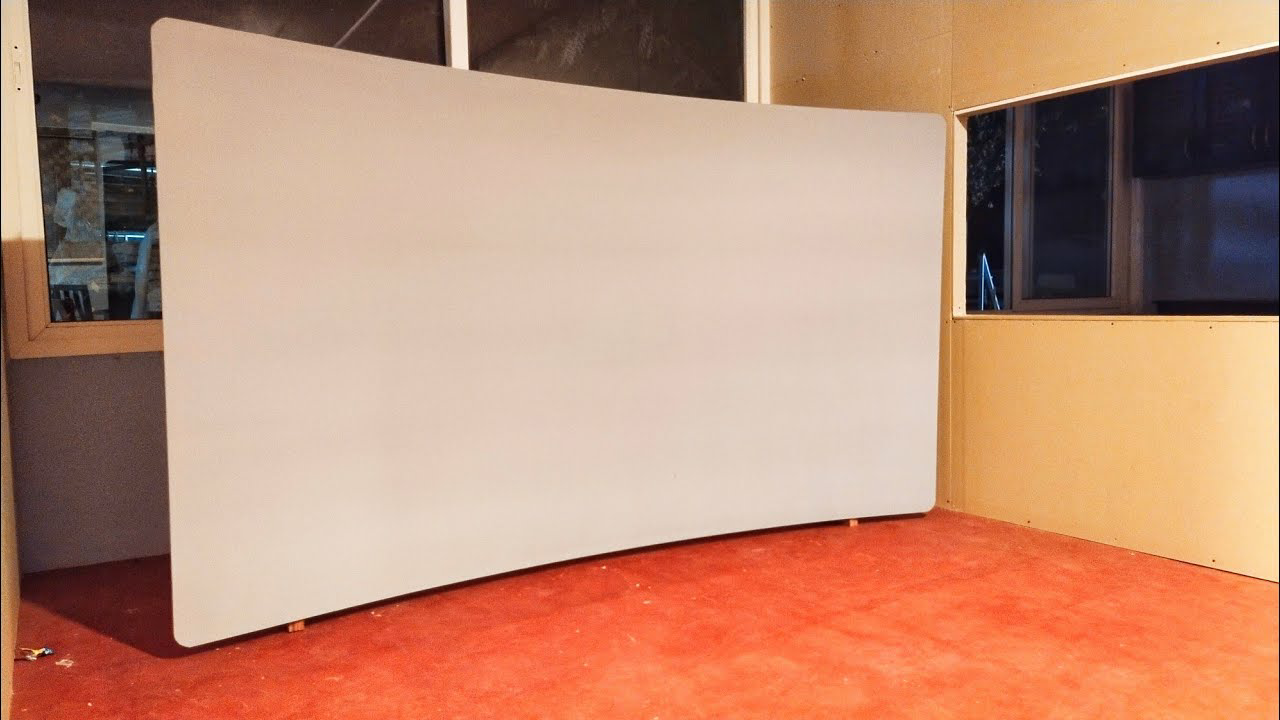 How to Make a Curved Projector Screen? ProjectorProfy