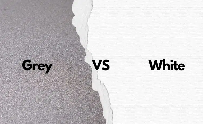 Comparing a Grey and White Screen Surface