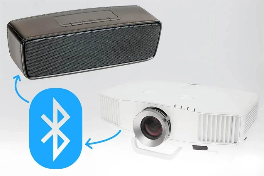 How to get sound from the projector to speakers wirelessly