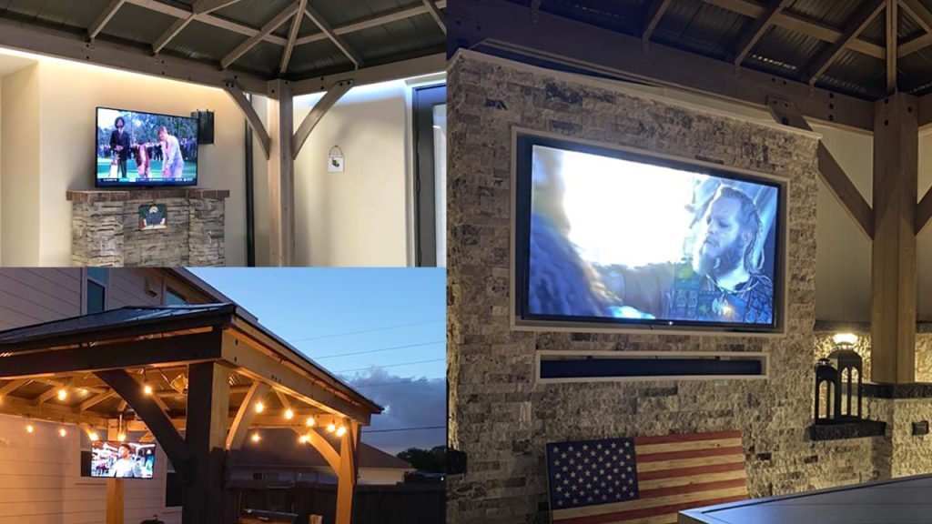 Outdoor TV vs. outdoor projector